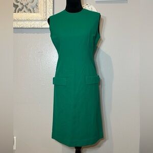 Vintage 1960’s Green Sleeveless Shift Dress